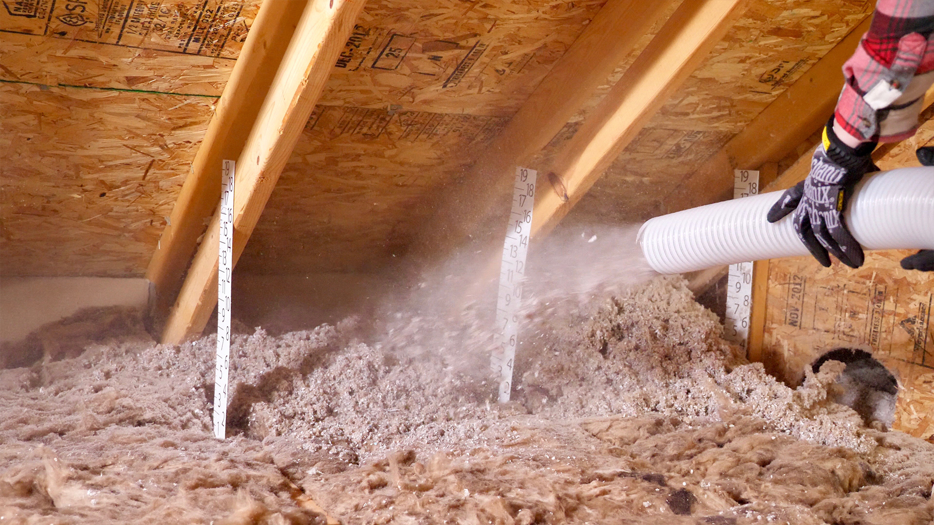 Cellulose Insulation Installation and Removal